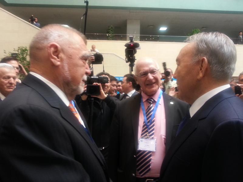 Susret predsjednika S. Mesića i predsjednika Kazahstana N. Nazarbajeva